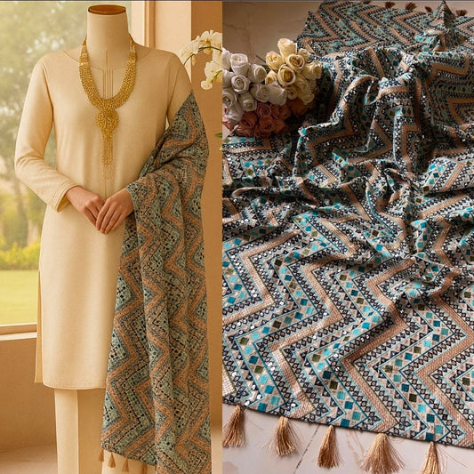 Karandi shawl embroidered -005