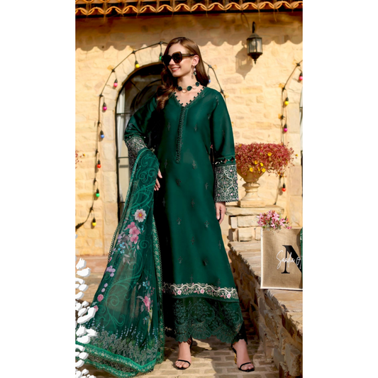 Noor Luxe chikankari '2025 by Saadia asad - 001