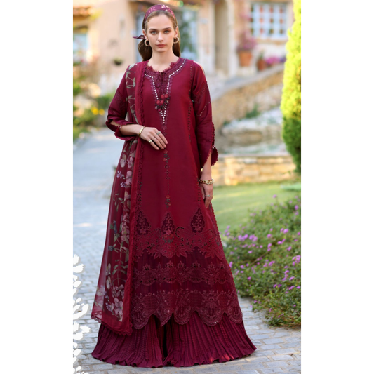 Noor Luxe chikankari '2025 by Saadia asad - 011