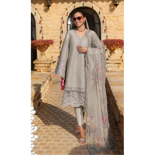Noor Luxe chikankari '2025 by Saadia asad - 002