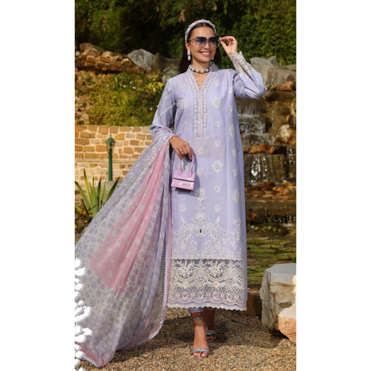 Noor Luxe chikankari '2025 by Saadia asad - 005